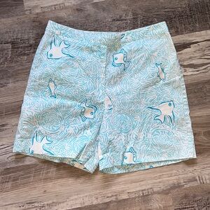 Vintage Lilly Pulitzer ocean shorts. Size 4